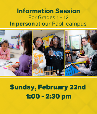 Information Session Sunday February 22nd from 1-2:30 Pm