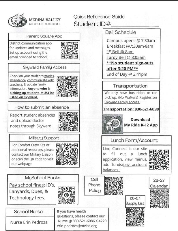 quick reference