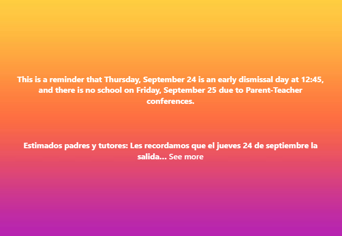 Parent Teacher Conferences this week Featured Photo