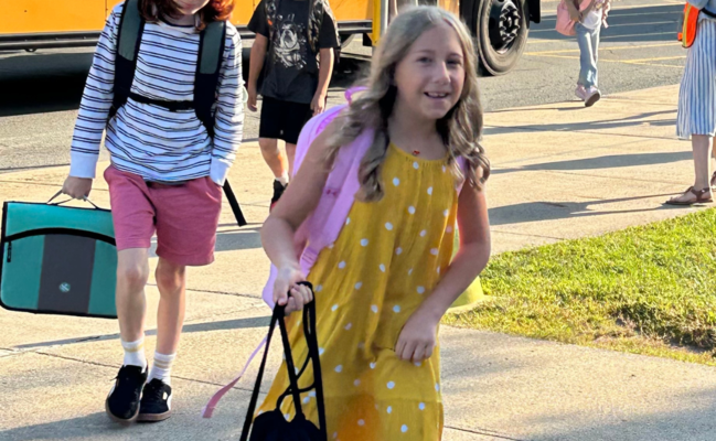 student smiling