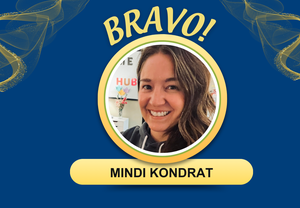 Bravo! Award winner Mindi Kondrat