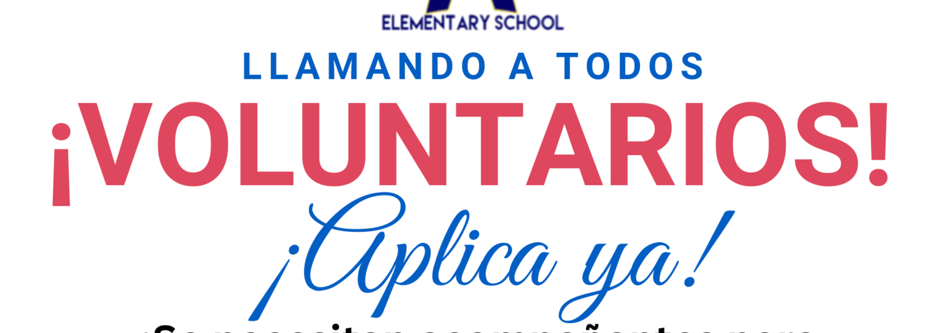 Calling all volunteers Spanish