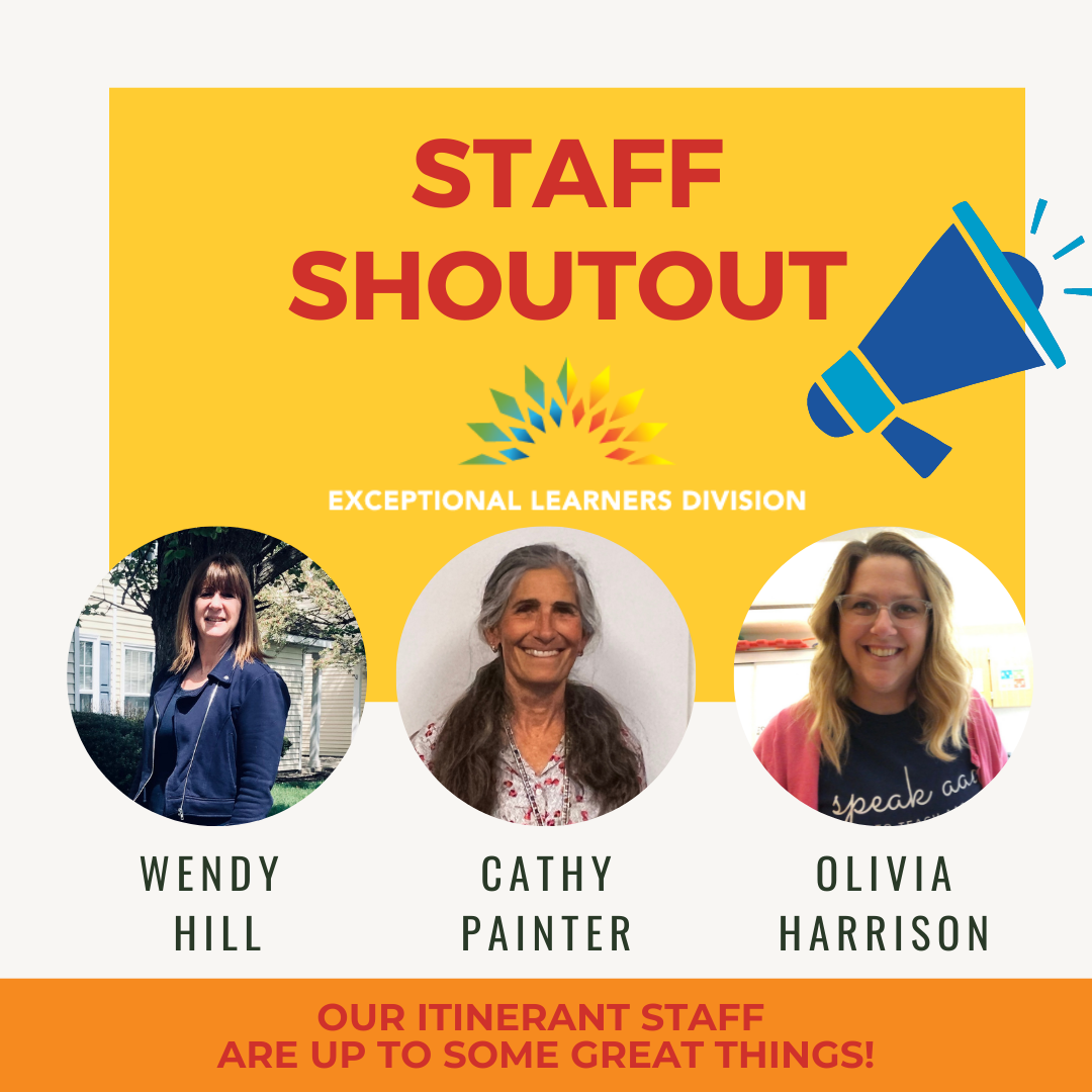 staff shout out - 3 staff members