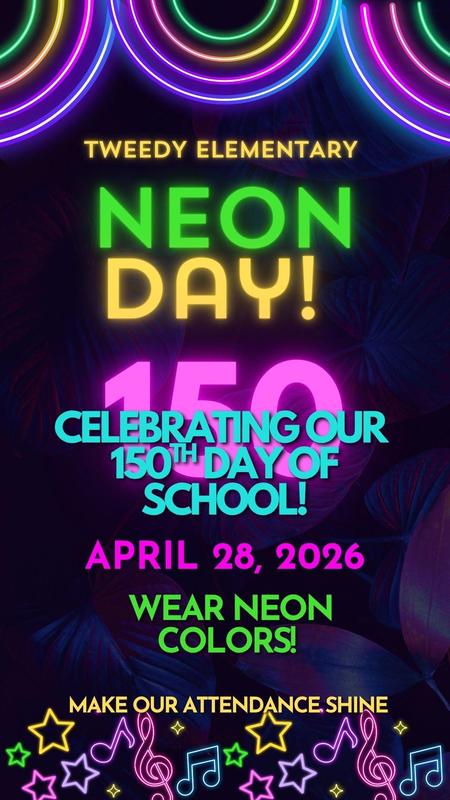 150th day of school flyer English