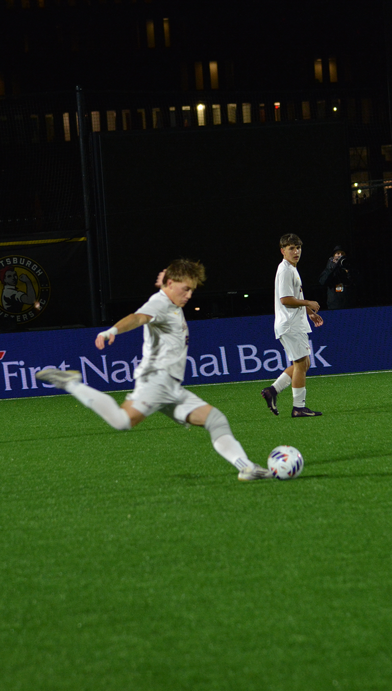 OLSH boys soccer at the WPIAL championship game