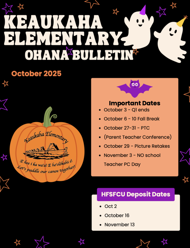 October Ohana Bulletin
