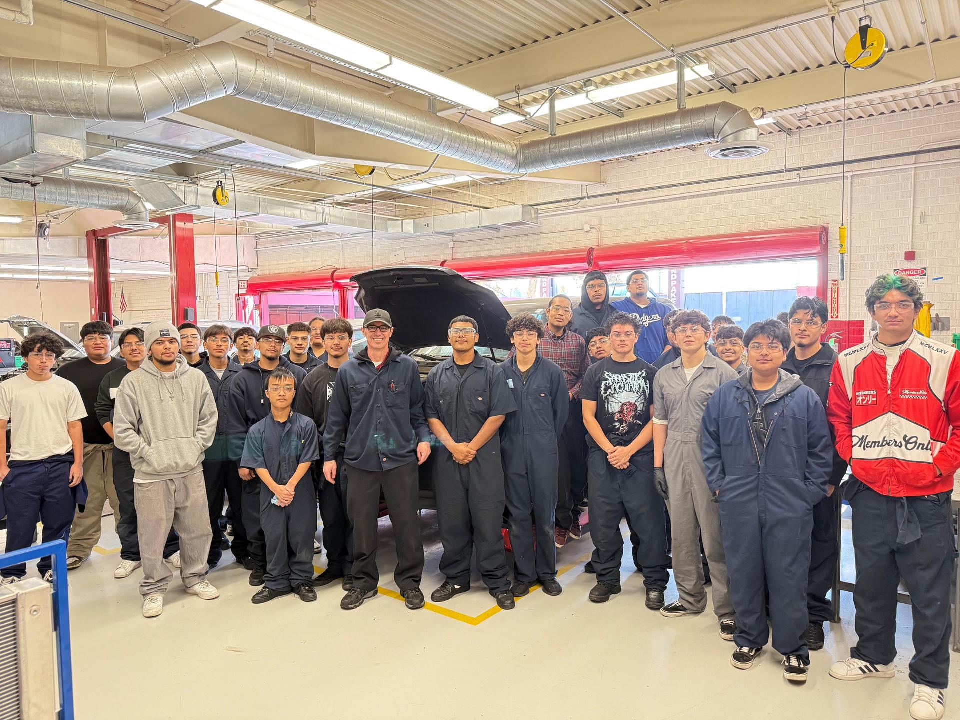 OHS Automotive Students