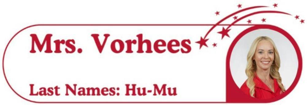 Mrs. Vorhees Oval