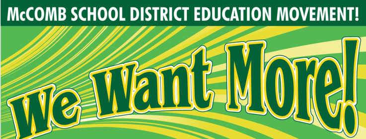 We Want More Movement Signage