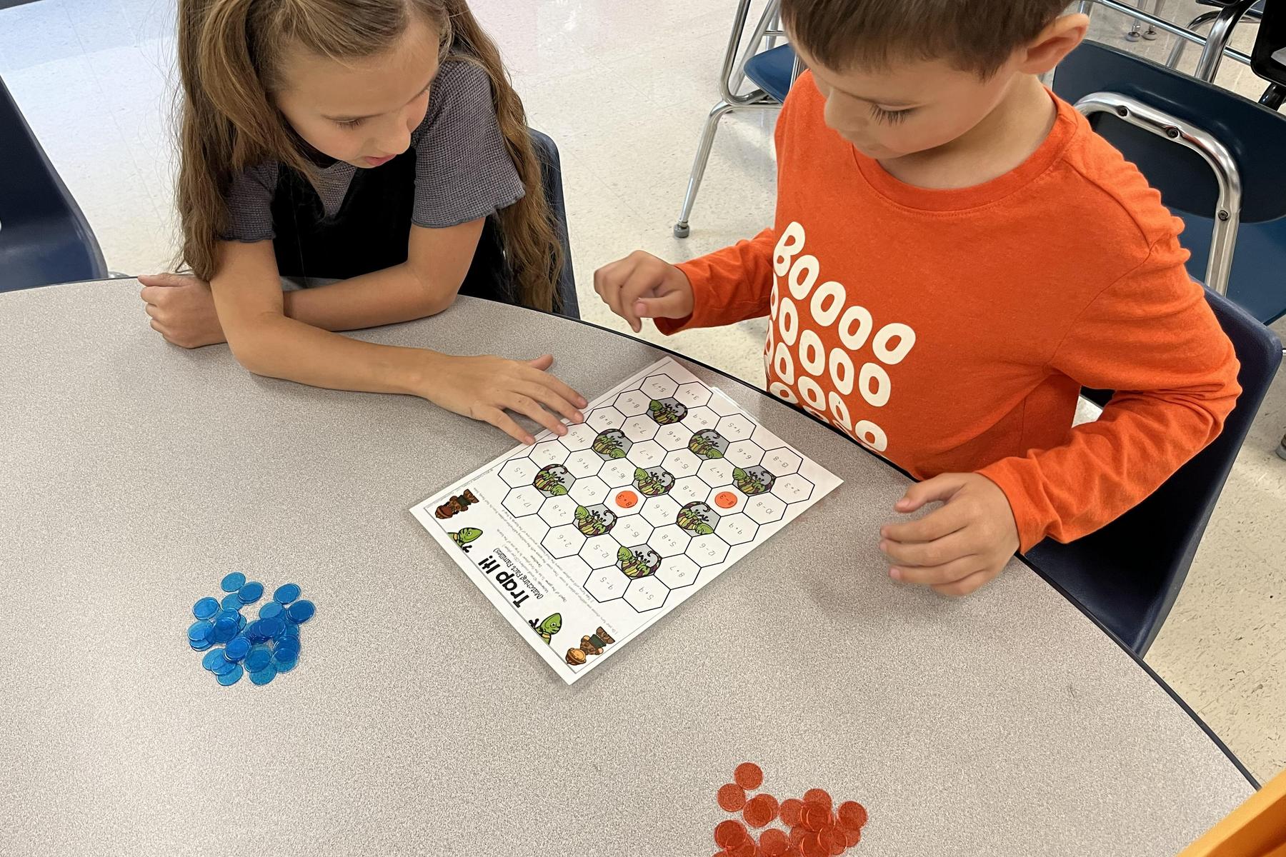 students working together