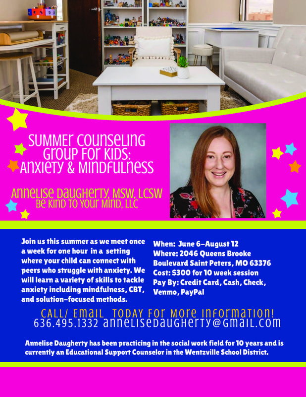 Summer Counseling group For Kids: Anxiety & Mindfulness Featured Photo