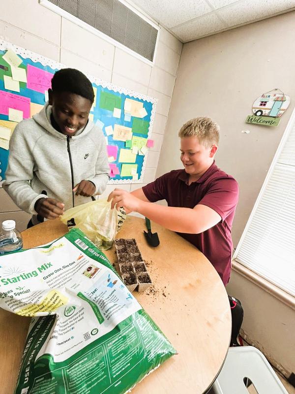 Clarkdale High School Farm to Table Keystone Project Students at Work
