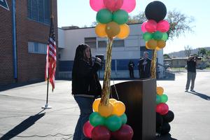 MLK march at Marshall Middle School - image for web