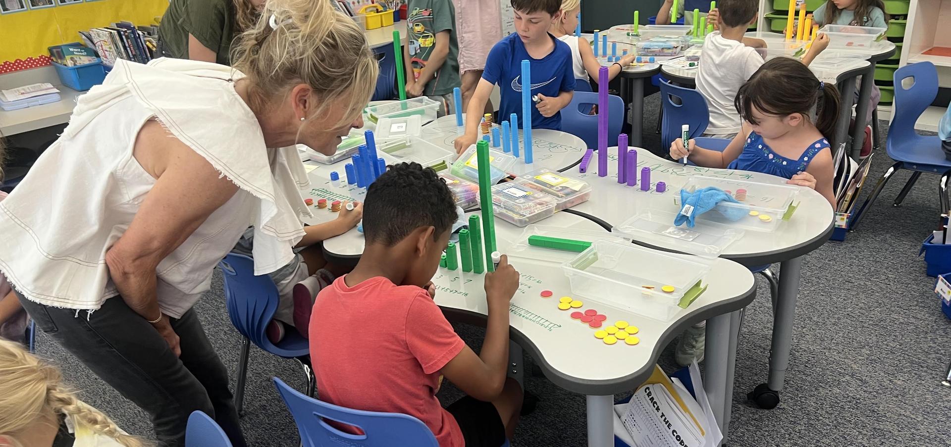 Students Engaged in Math