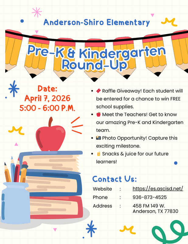 Pk & Kinder Round Up Flyer