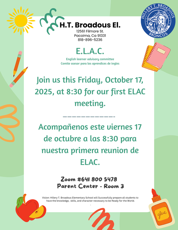 ELAC meeting
