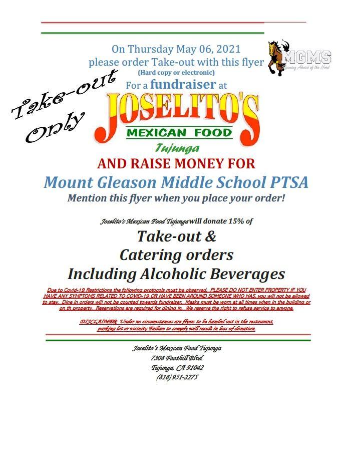 MGMS PTSA Fundraiser