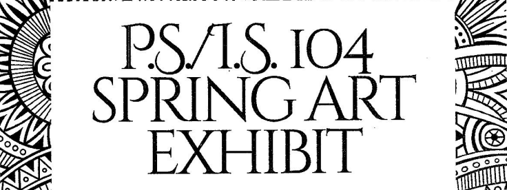 photo of spring art exhibit
