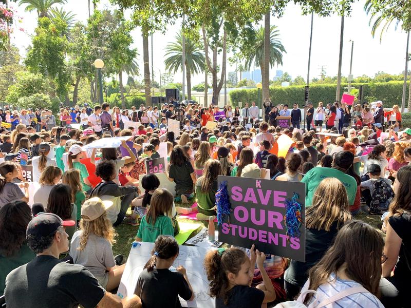 BHUSD Students' Community Walkout - Oct. 12