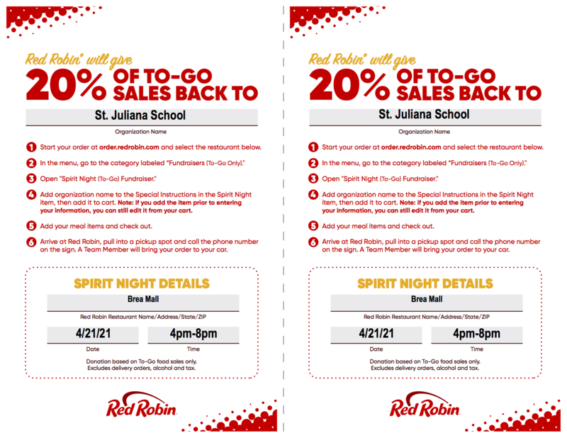 Dining for Dollars - Red Robbin Featured Photo
