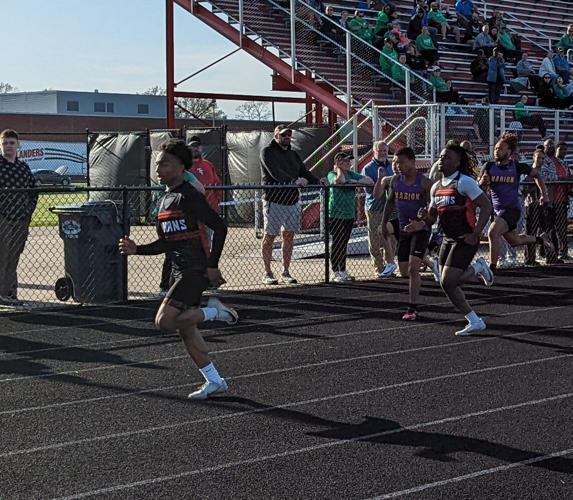 Anderson track team celebrates a county track title and their seniors