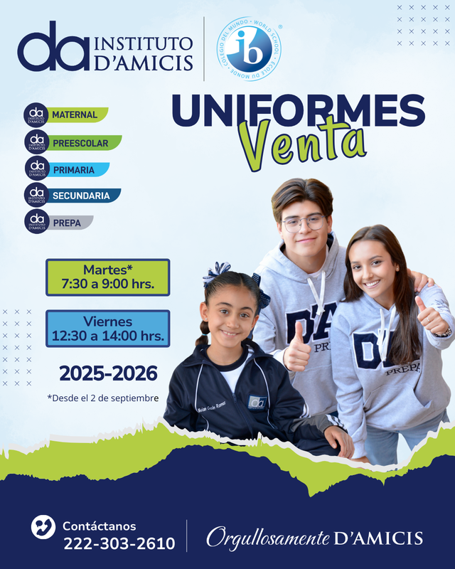 Iniciamos Venta de Uniformes