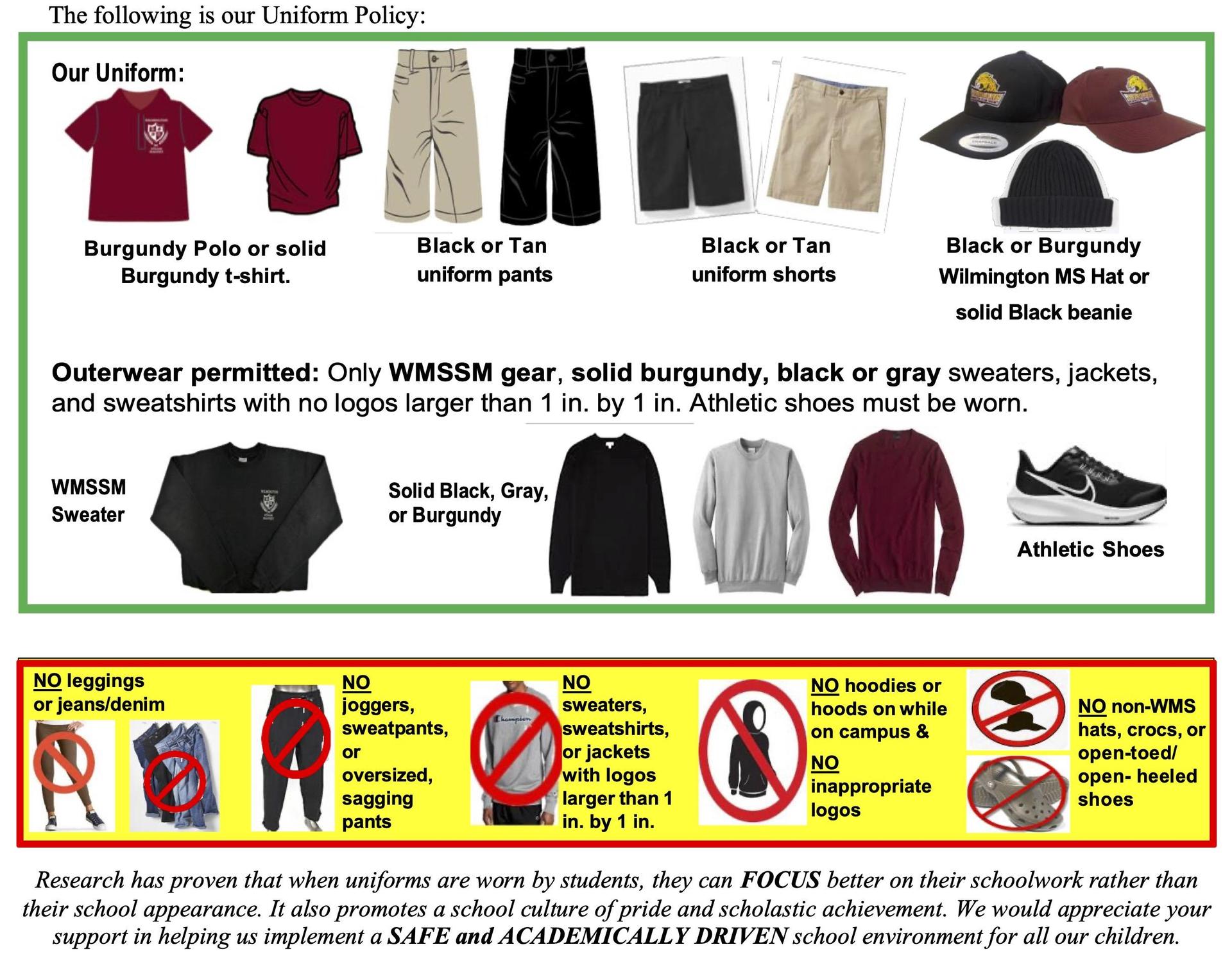 Uniform Policy English