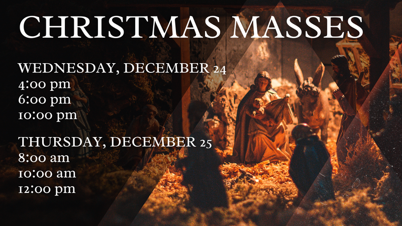 Christmas mass times