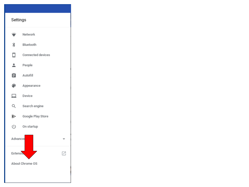  Select Chrome OS
