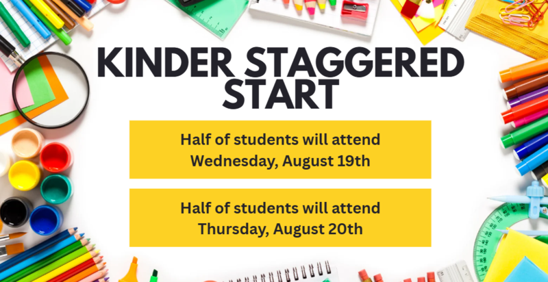 Staggered Kindergarten Start for 26-27 Thumbnail Image