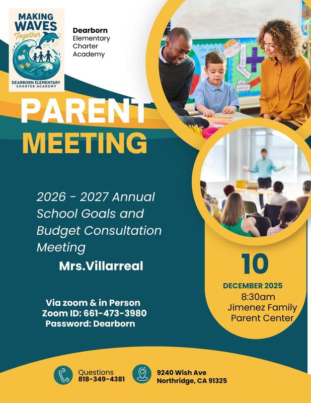 2026 - 2027 Budget Consultation Meeting December 10 @ 8:30AM