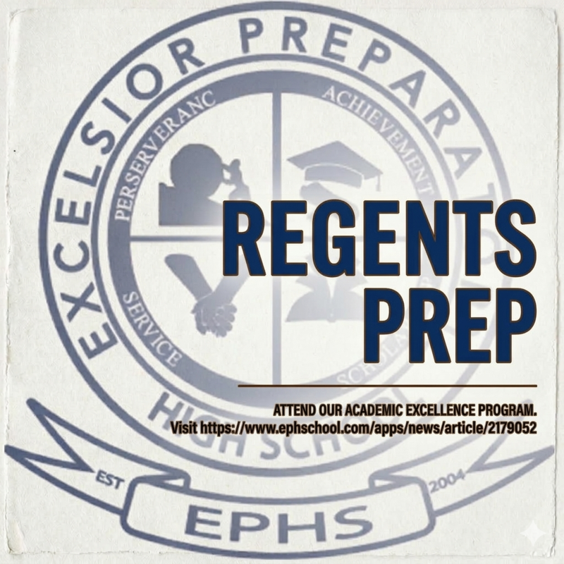 Excelsior Prep Regents Prep flyer