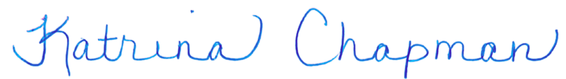 Signature of Katrina Chapman