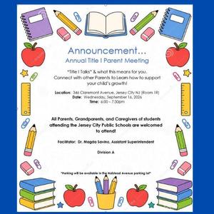 title 1 parent meeting