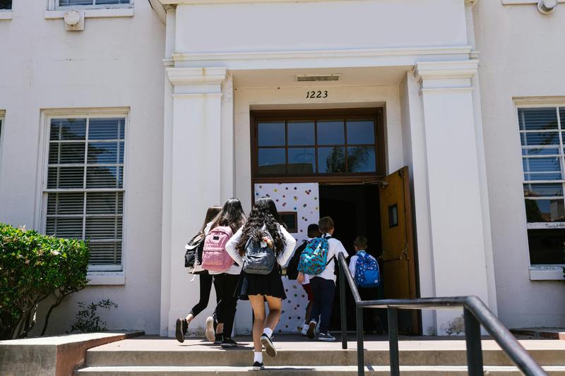 entering school
