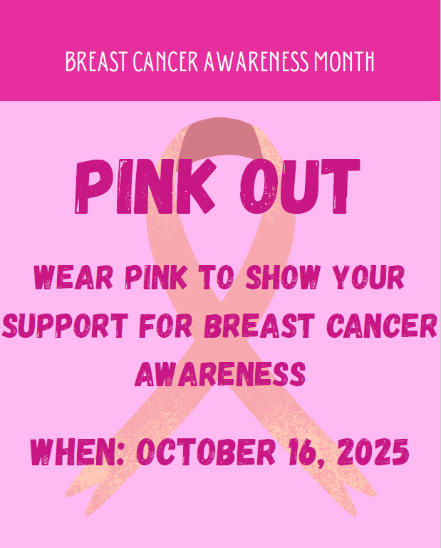 pink out flyer