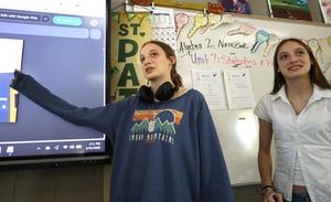 Students in the weather club