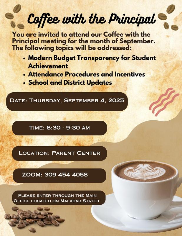 Coffee with the Principal