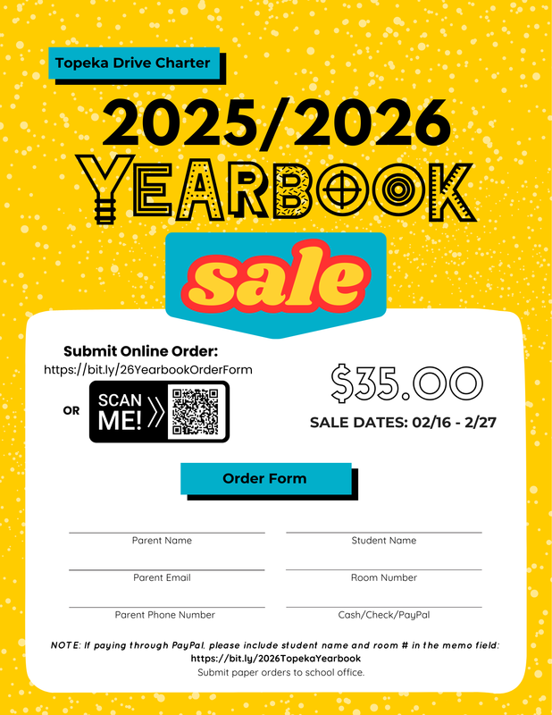 2026 Yearbook Flyer