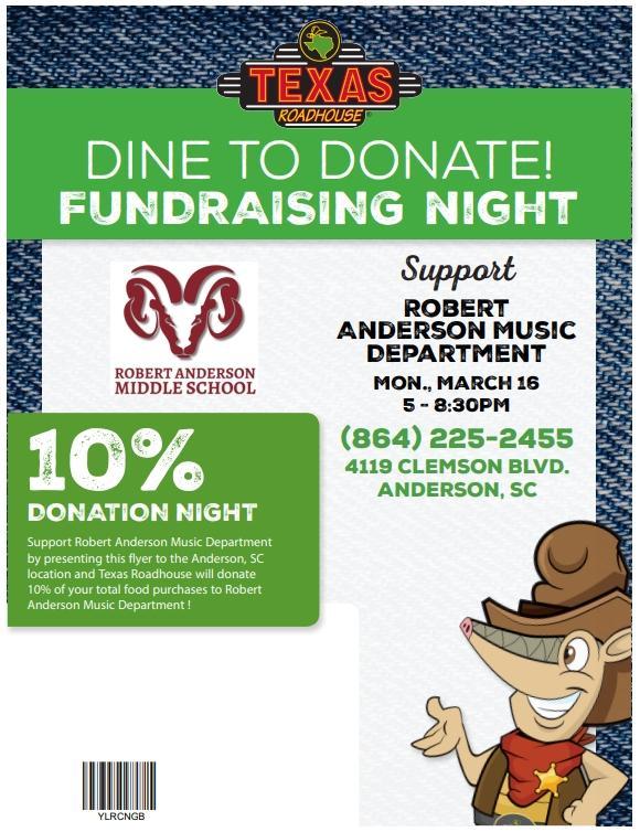 Dine to Donate Flyer