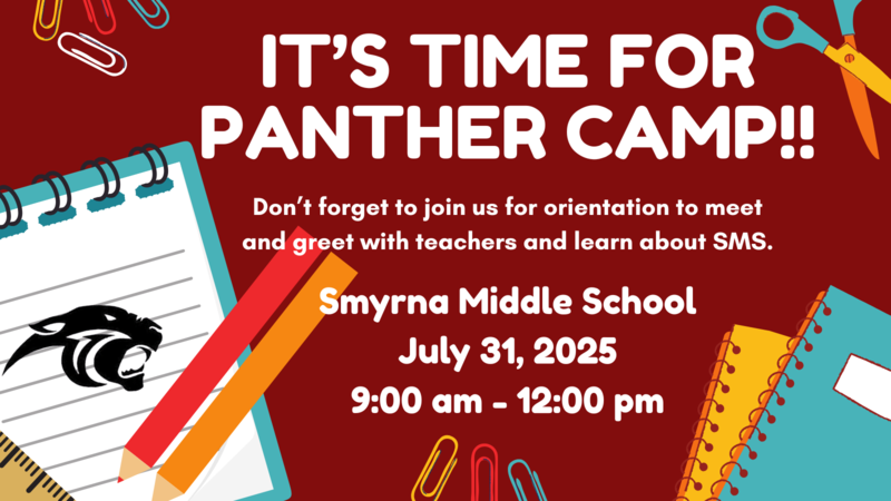 It's time for Panther Camp!