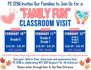 Family Fun Classroom Visit english