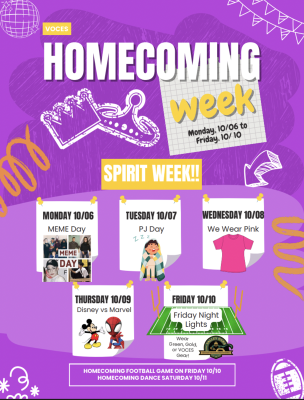 Spirit week daily dress