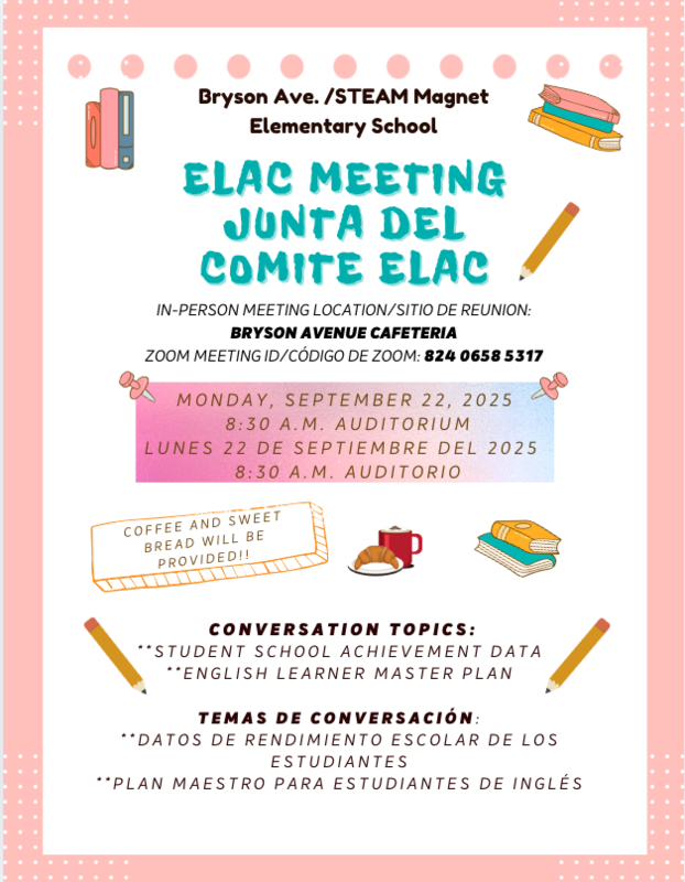 ELAC Meeting #1