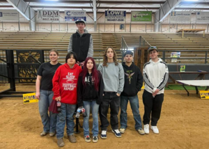 AG students at the county fair.
