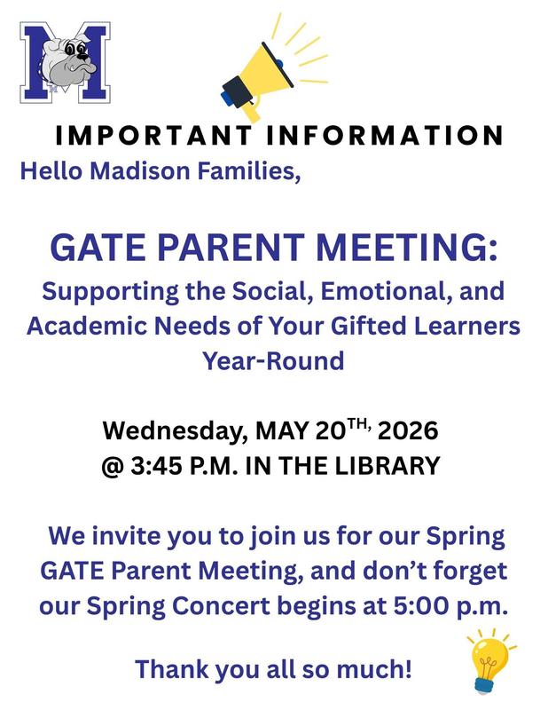 GATE Parent Meeting