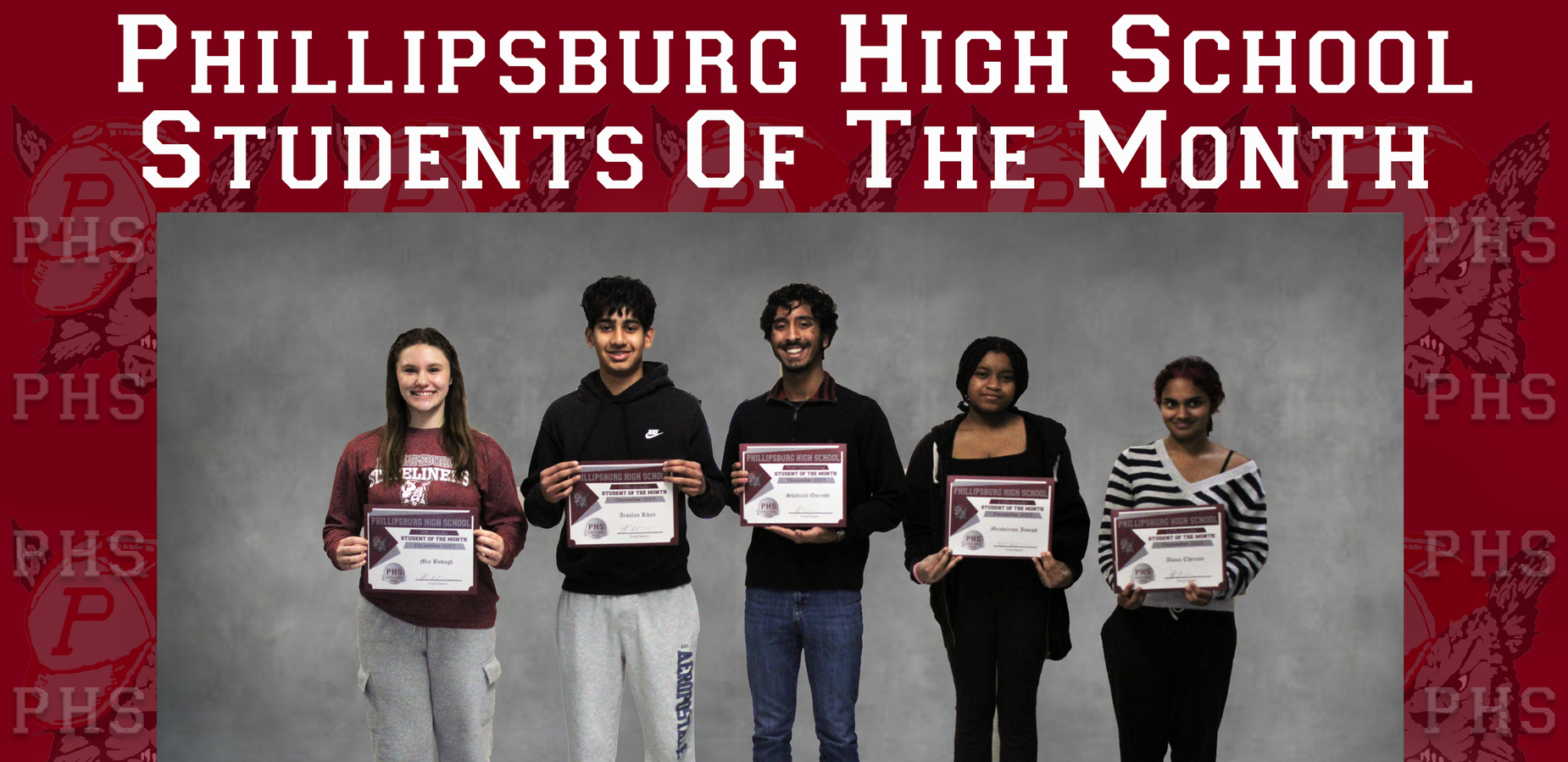 December Students of the Month