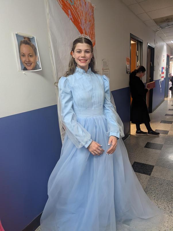 MSG student as a princess.