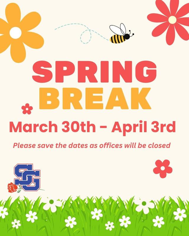 Spring Break - March 30th - April 3rd Featured Photo
