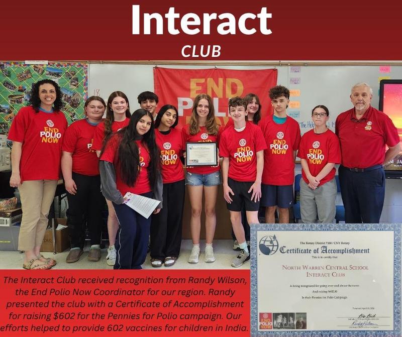 2026 North Warren CSD Interact Club